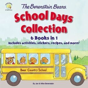 The Berenstain Bears School Days Collection: 6 Books in 1, Includes Activities,